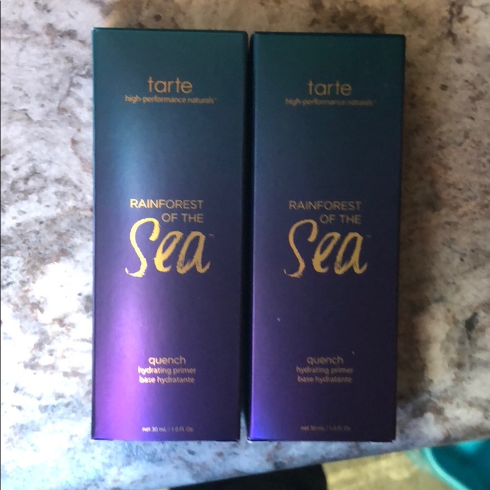 TWO Tarte hydrating primers